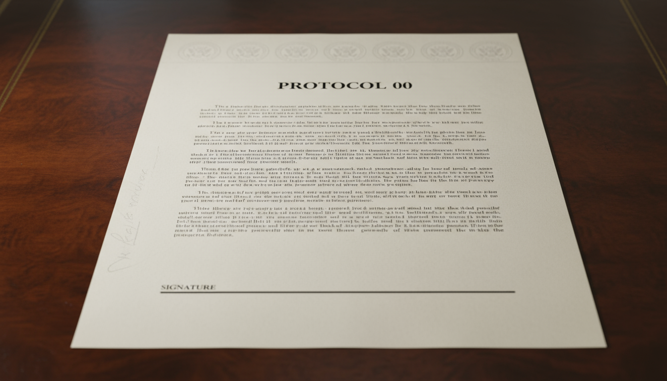 Protocol 00 Bill Document